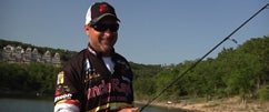 Fishing a Shakeyhead w/Jeff Kriet at Table Rock Lake