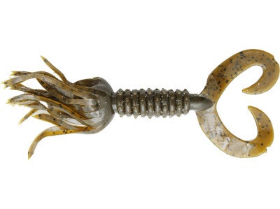 Big Bite Baits Double Tail Skirted Grub 10pk