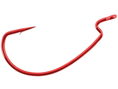Gamakatsu SuperLine Offset EWG Hooks Red