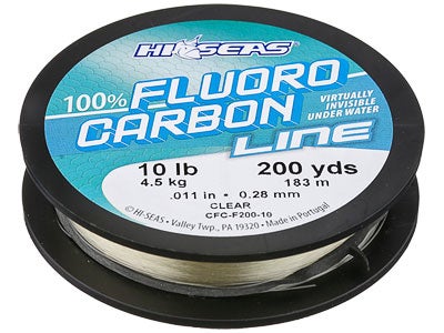 HI-SEAS 100% Fluorocarbon Line 200yd
