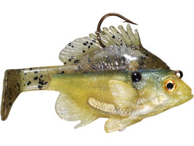 Jerry Rago Bluegill Top Hook Paddle Tail
