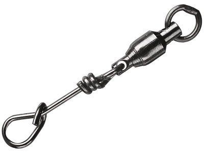 Mustad KVD Ball Bearing Swivel with Fastach Clip 12pk