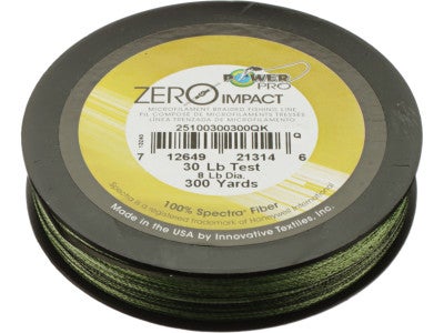 Power Pro Zero Impact Braided LIne Aqua Green