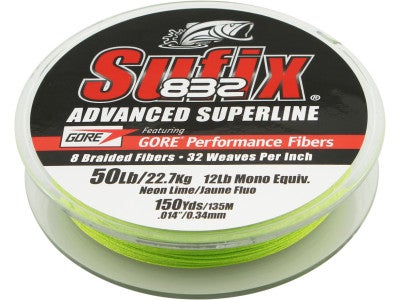 Sufix 832 Braid Neon Lime