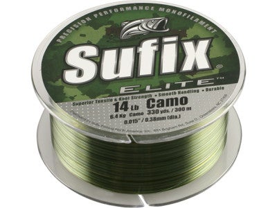 Sufix Elite Camo Monofilament 330 Yards
