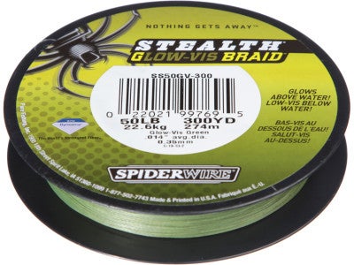 Spiderwire Stealth Glow-Vis Braid