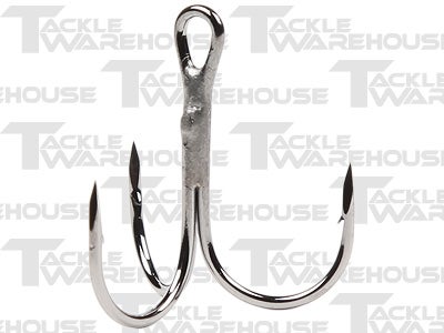 Lazer Trokar Round Bend 2X Treble Hook 2pk
