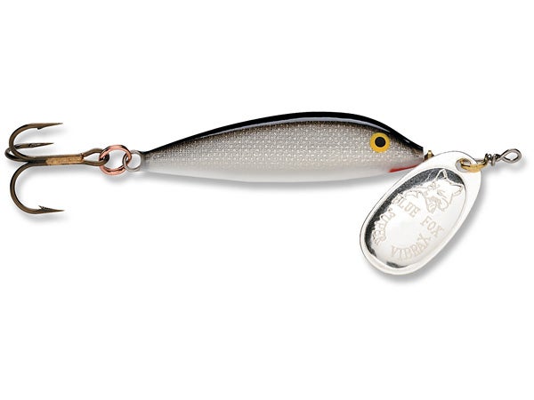Johnson Beetle Spin Willow Blade R Bait, White, 1/8-Ounce, Baits