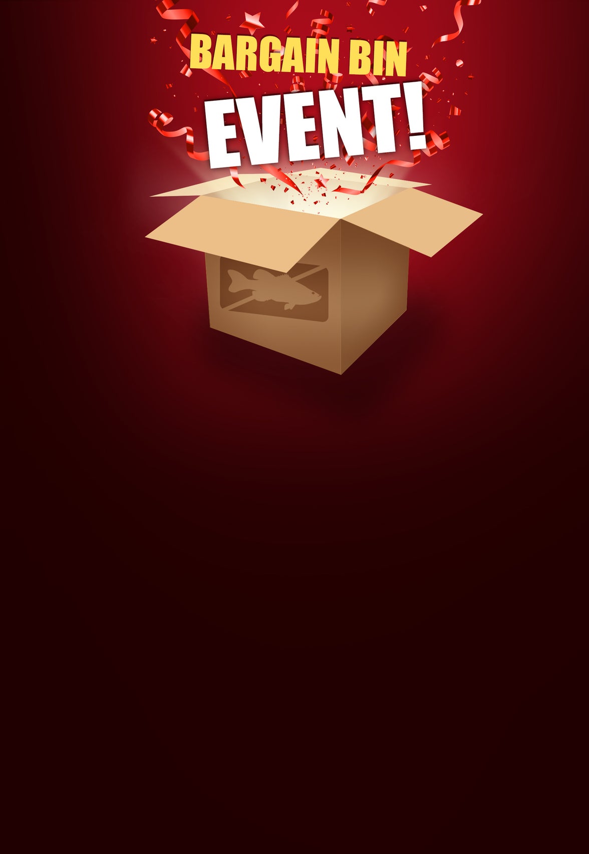 Bargain Bin Event!