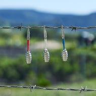 DD26 Fishing Belly Bomb Fin Clip Weights 3pk