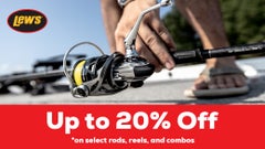 Up to 20% Off Select Rods, Reels & Combos!