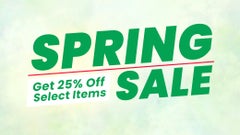 Get 25% Off Select Items