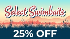 25% Off Select Swimbaits