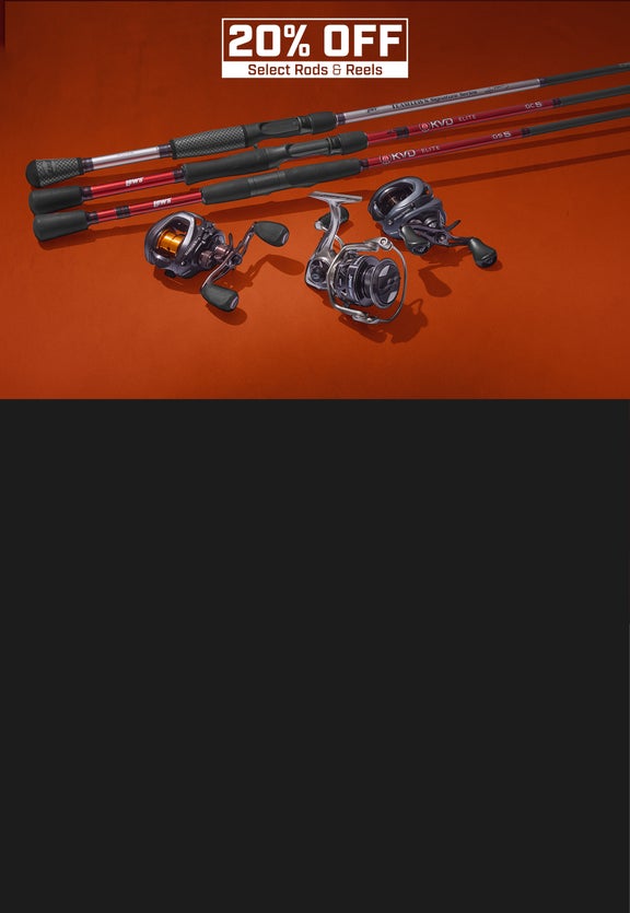 20% Off Select Rods & Reels