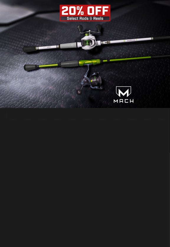 20% Off Mach<br> Rods, Reels & Combos