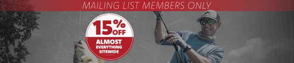 15% Off Mailing List Exclusive Sale