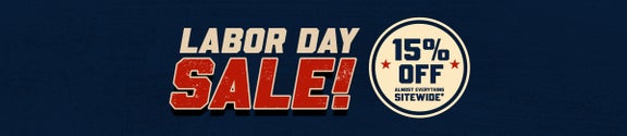 Labor Day Sale: 15% Off Almost Everything Sitewide*