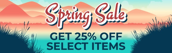 Spring Sale: Save 25%