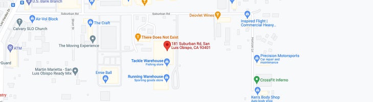 San Luis Obispo Store Map
