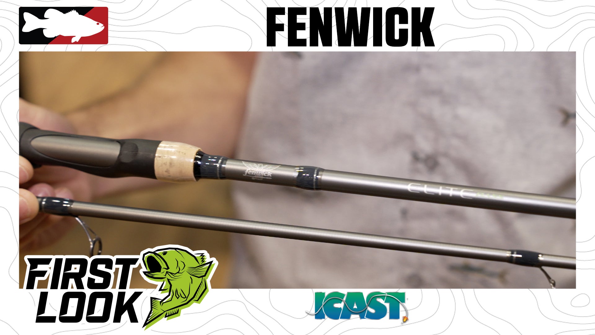 ICAST 2022 Videos - Fenwick Elite Bass Rods with Justin Atkins