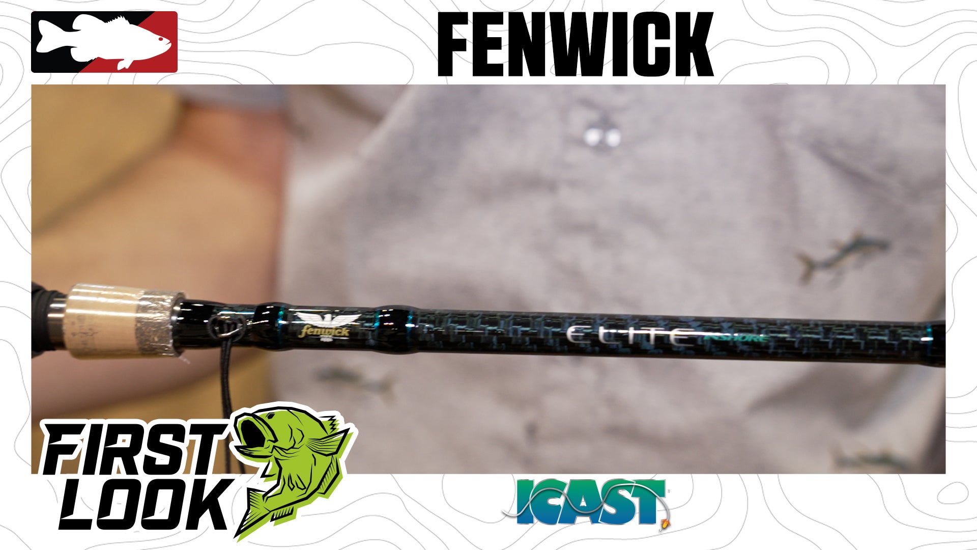ICAST 2022 Videos - Fenwick Elite Bass Inshore Rods with Justin Atkins