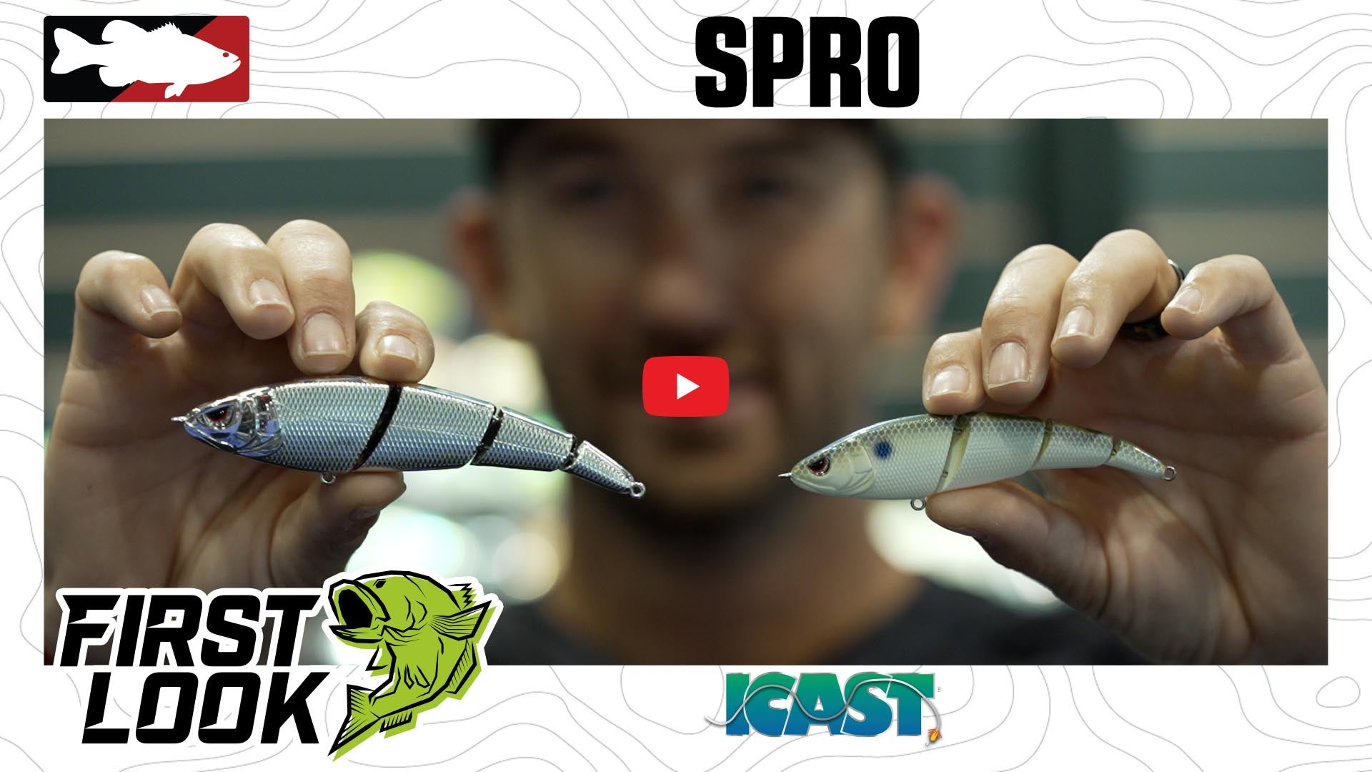 New for 2022 SPRO KGB Chad Shad Glide Bait