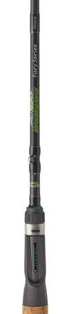 Dobyns Rods Fury Series FR 734C Heavy Power Fast Action Casting Rod, 7'3, Black/Green