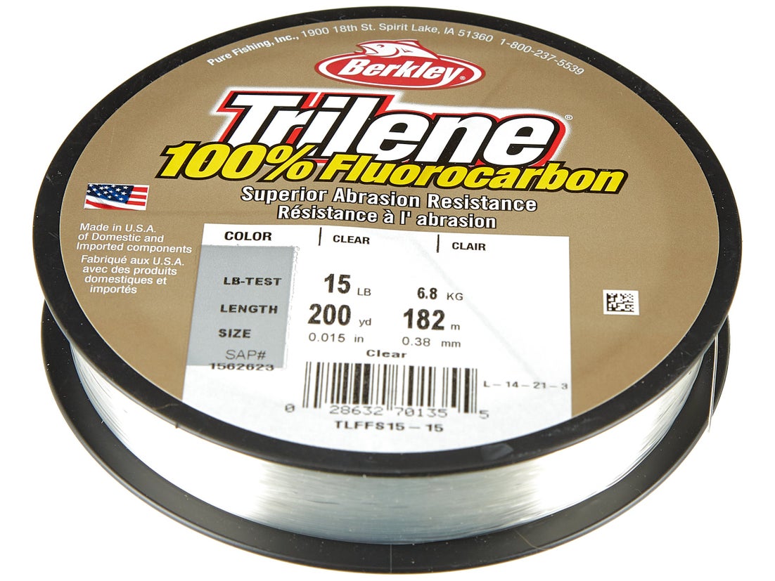 Berkley Trilene 100 Fluorocarbon Line Clear Tackle Warehouse