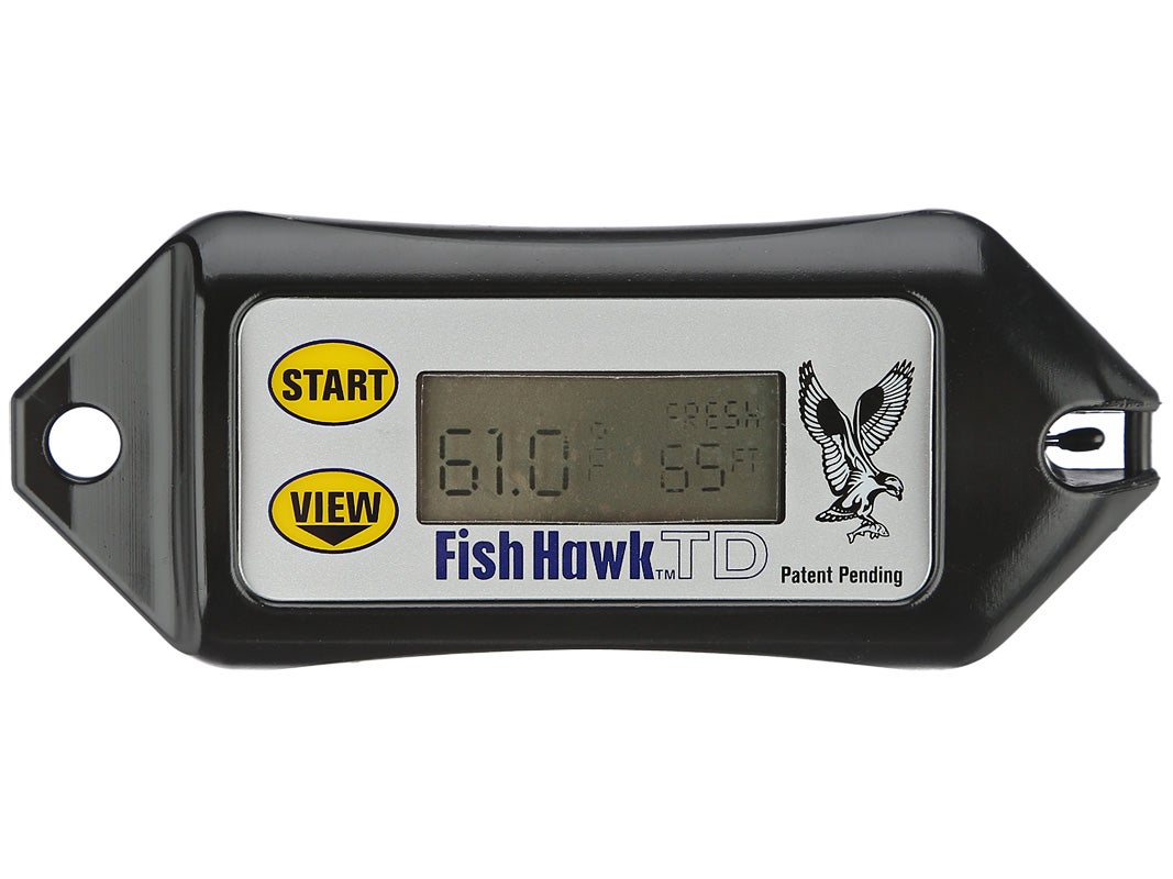 Fish Hawk TD Water Temperature and Depth Gauge Tackle Warehouse