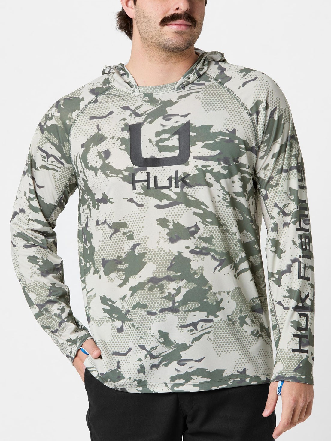 Huk Performance Fishing H1200059 Men's Kryptek Icon Performance Hoodie Neptune