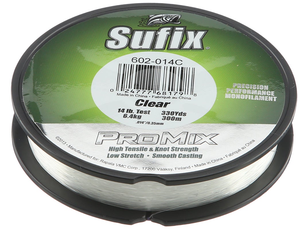 Sufix Pro Mix Clear Monofilament Line | Tackle Warehouse