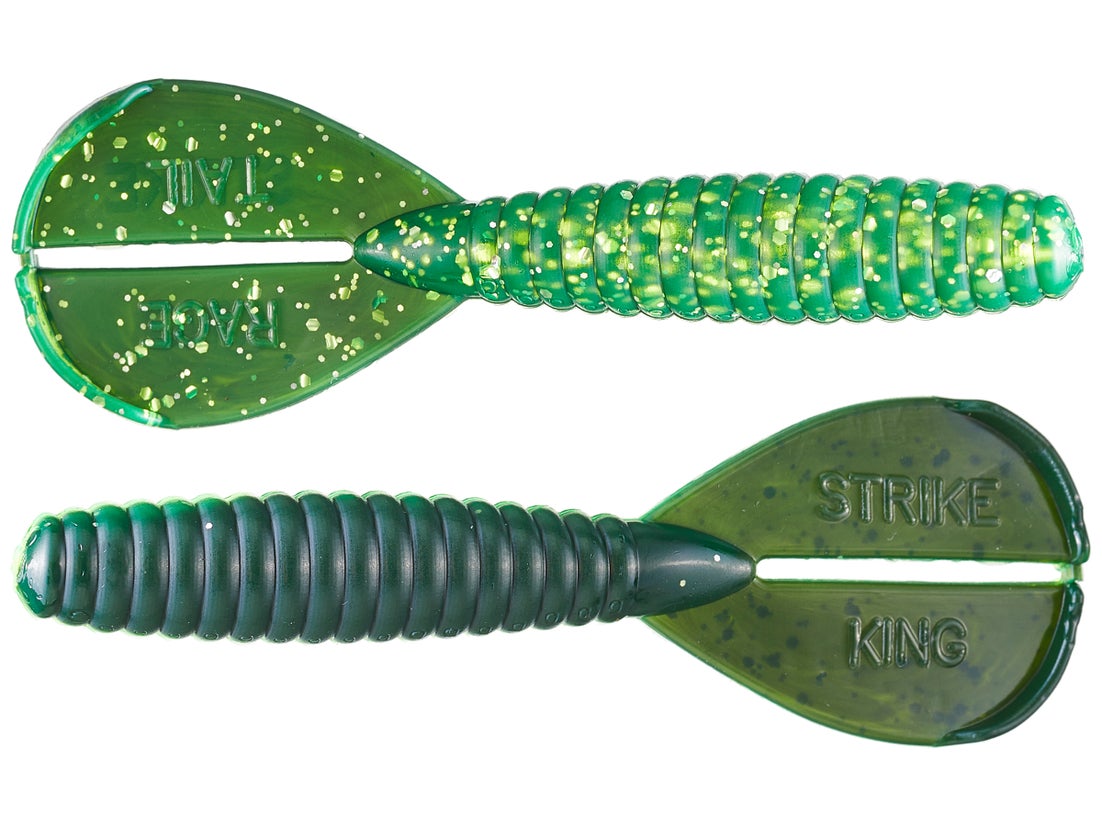 Strike King Rage Tail Menace Grub (RGMAGM) 4 Inch MAGNUM Jig Trailer 12 Colors e