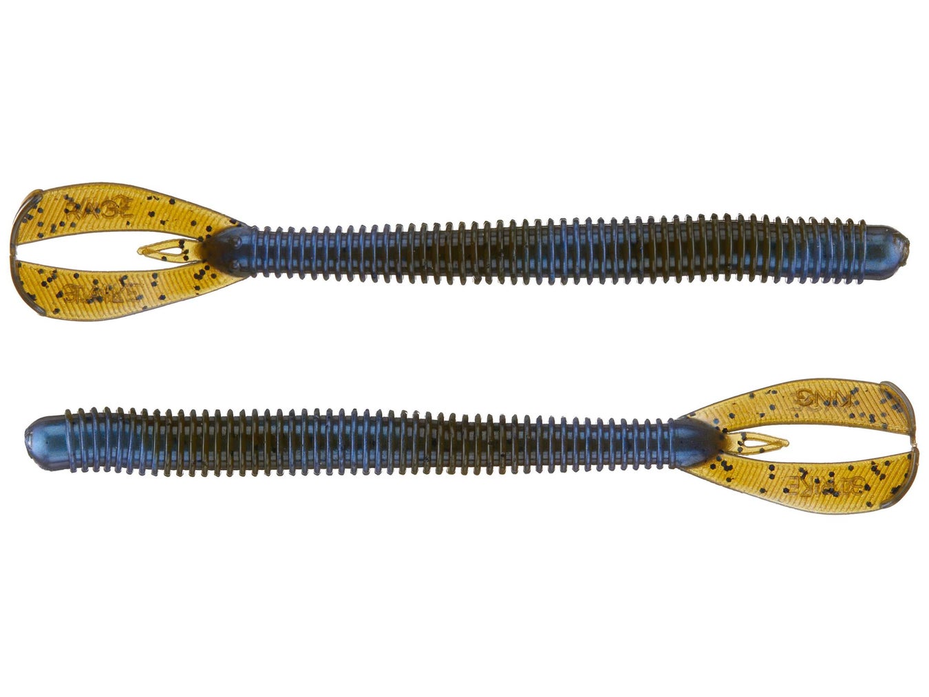 Strike King Rage Twin Tail Menace | Esca Soft Bait A Coda Doppia | 6 Pollici Colore Blue Craw | Per Pesca In Texas E Carolina Rig - 4