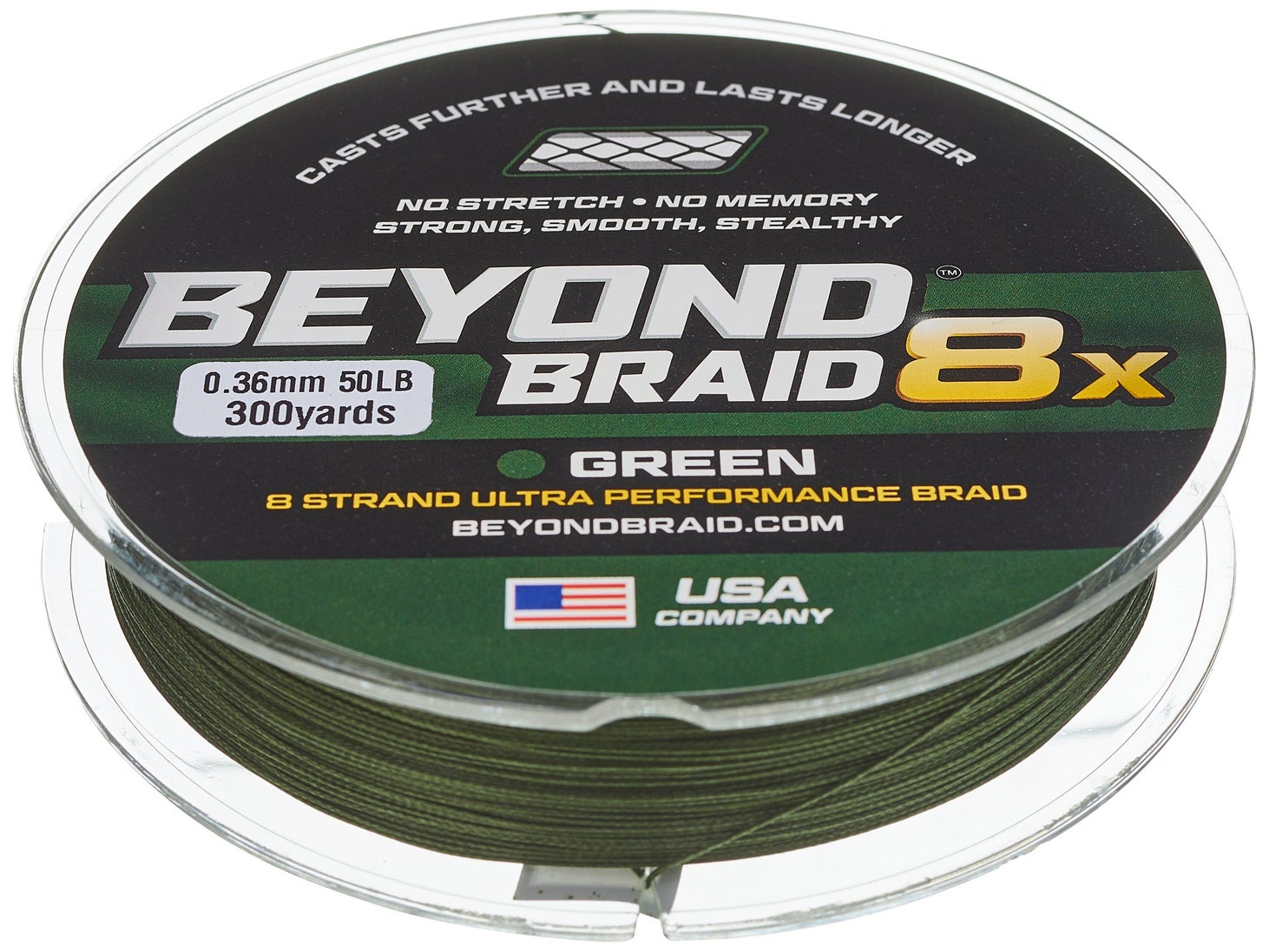 Beyond Braid 8X Braided Line Green Tackle Warehouse