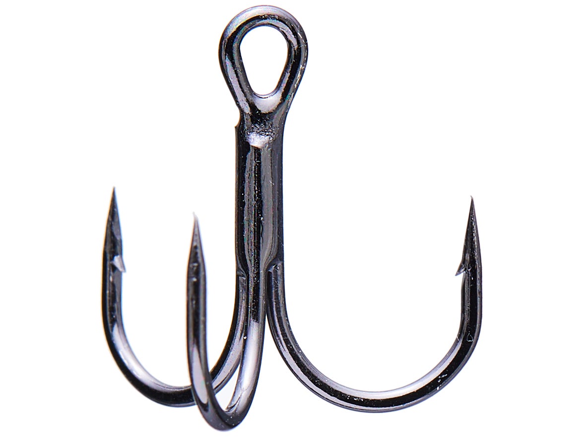 Victory Hooks 30101 Round Bend Short Shank Treble 50pk Tackle Warehouse