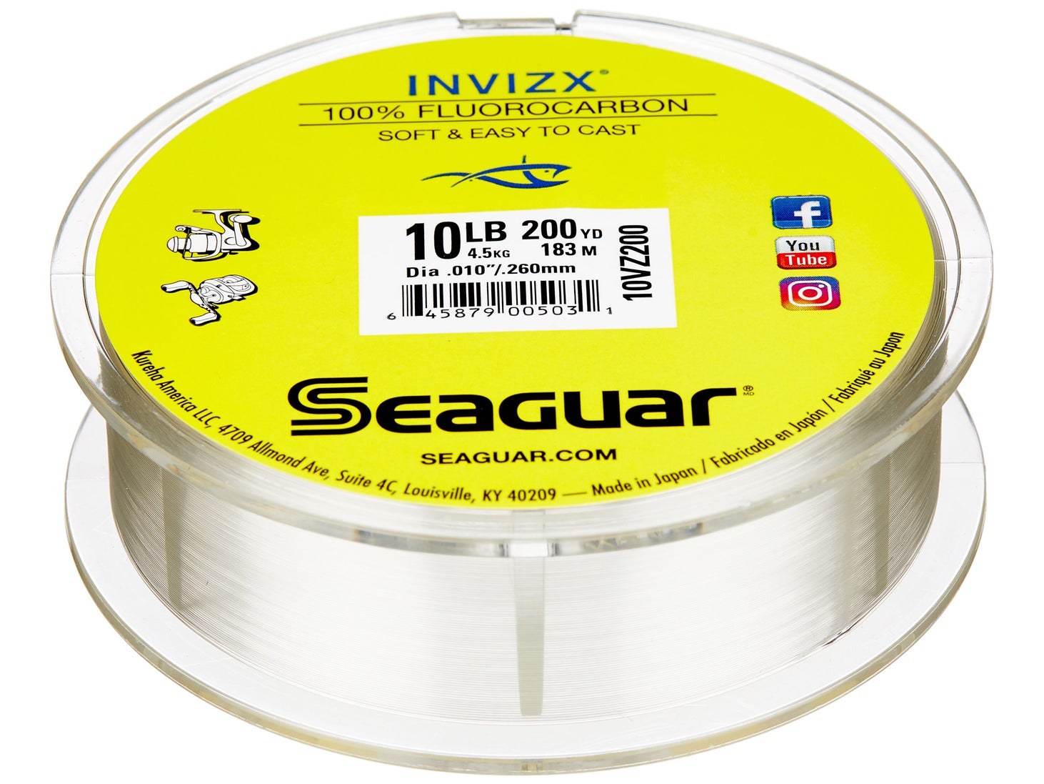 Seaguar InvizX Fluorocarbon Line Tackle Warehouse