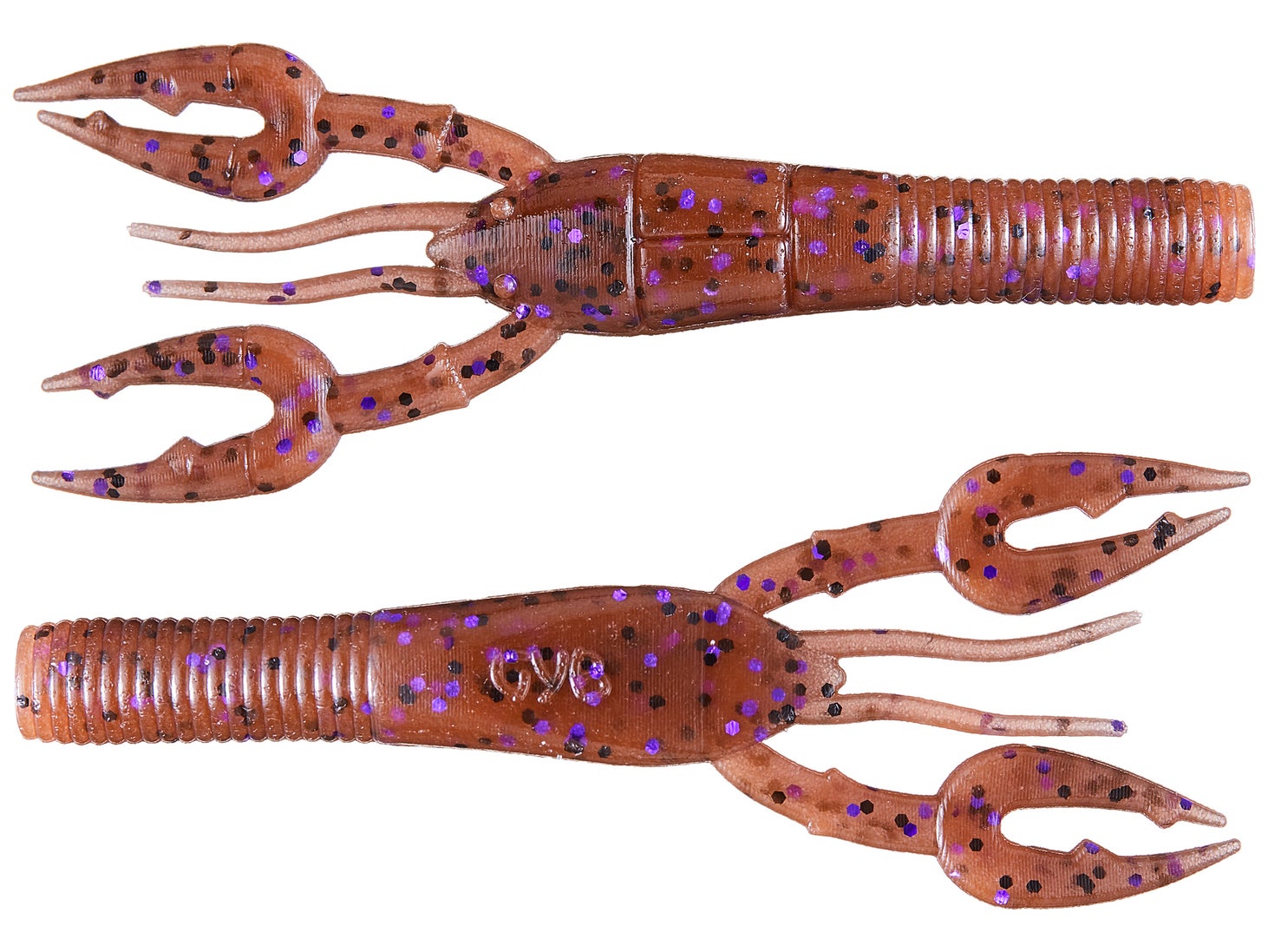 Soft Bait Yamamoto Fat Baby Craw 3.75'' - Colore Cinnamon Brown Purple Flake (3FS-07-221)