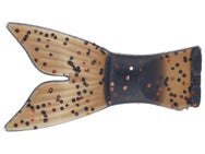6th Sense 5" Trace Replacement Tails Black/Brown Flk