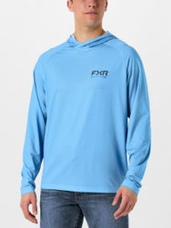 FXR Attack Air UPF Hoodie Alaskan Blue/Deep Cobalt