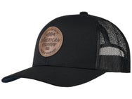 Aftco Lemonade Leather Trucker Hat Black