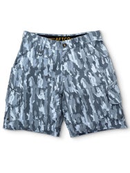 Aftco Pinnacle Fishing Shorts Steel Current Camo