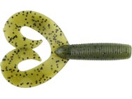 Big Bite Baits Double Tail Finesse Grub 10pk