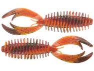 Big Bite Baits Fighting Craw Green Pumpkin Flamethrower