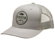 Costa Del Mar Bass Insignia Trucker Hat Bass Gray