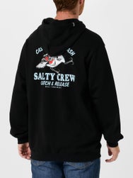 Salty Crew Cast Life Fleece Hood Black