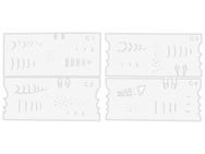Do-it Airbrush Stencil 4 Pieces