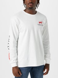 Falcon Logo Long Sleeve Shirt White