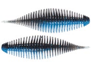 Geecrack Bellows Shad Dark Matter 3.8" 5pk