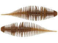 Geecrack Bellows Shad Green Pumpkin 3.8" 5pk