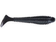 /Googan Baits Saucy Swimmer Swimbait Black 2.8" 9pk